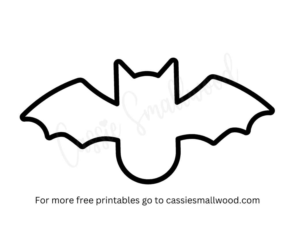 Free Printable Bat Templates (Small, Medium, And Large) - Cassie within Free Printable Bat Worksheets