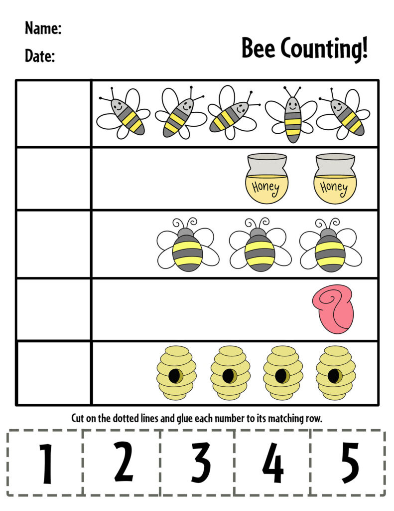 Free Printable Bee Worksheets! ⋆ The Hollydog Blog intended for Free Printable Bee Worksheets
