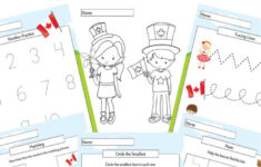 Free Printable Canada Day Preschool Activity Book pertaining to Free Printable Canada Worksheets