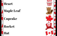 Free Printable Canada Day Preschool Learning Package within Free Printable Canada Worksheets
