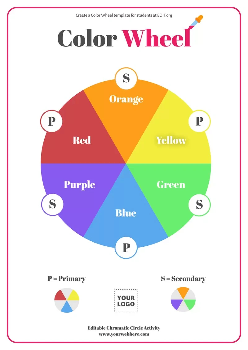 Free Printable Color Wheel Templates within Free Printable Color Wheel Worksheets