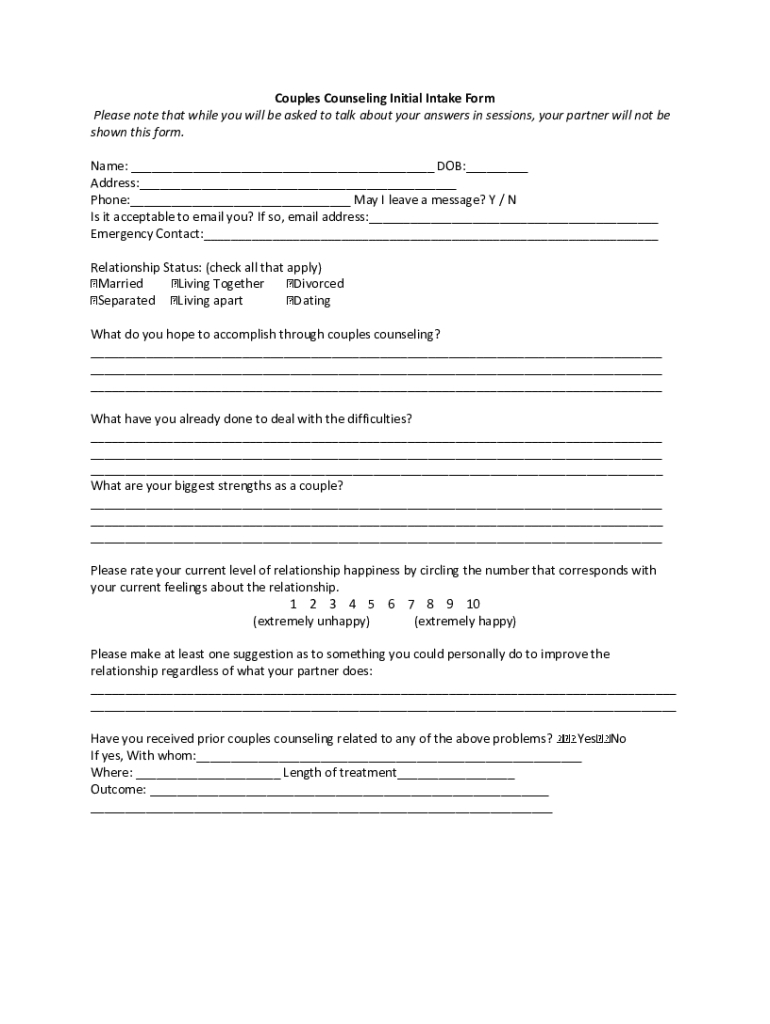 Free Printable Couples Therapy Worksheets: Fill Out &amp;amp; Sign Online for Free Printable Pre Marriage Counseling Worksheets