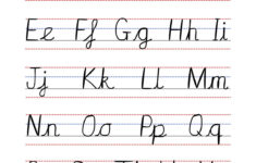 Free Printable Cursive Writing Worksheet Templates | Canva with regard to Free Cursive Printable Worksheets