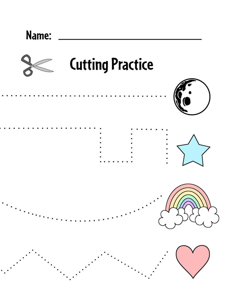 Free Printable Cutting Worksheets For Preschoolers ⋆ The Hollydog with regard to Free Printable Cutting Worksheets For Preschoolers