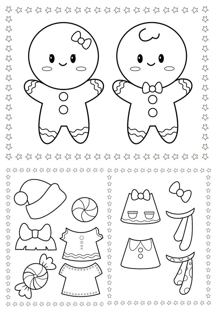 Free Printable Gingerbread Man Dress Up inside Free Printable Gingerbread Man Worksheets