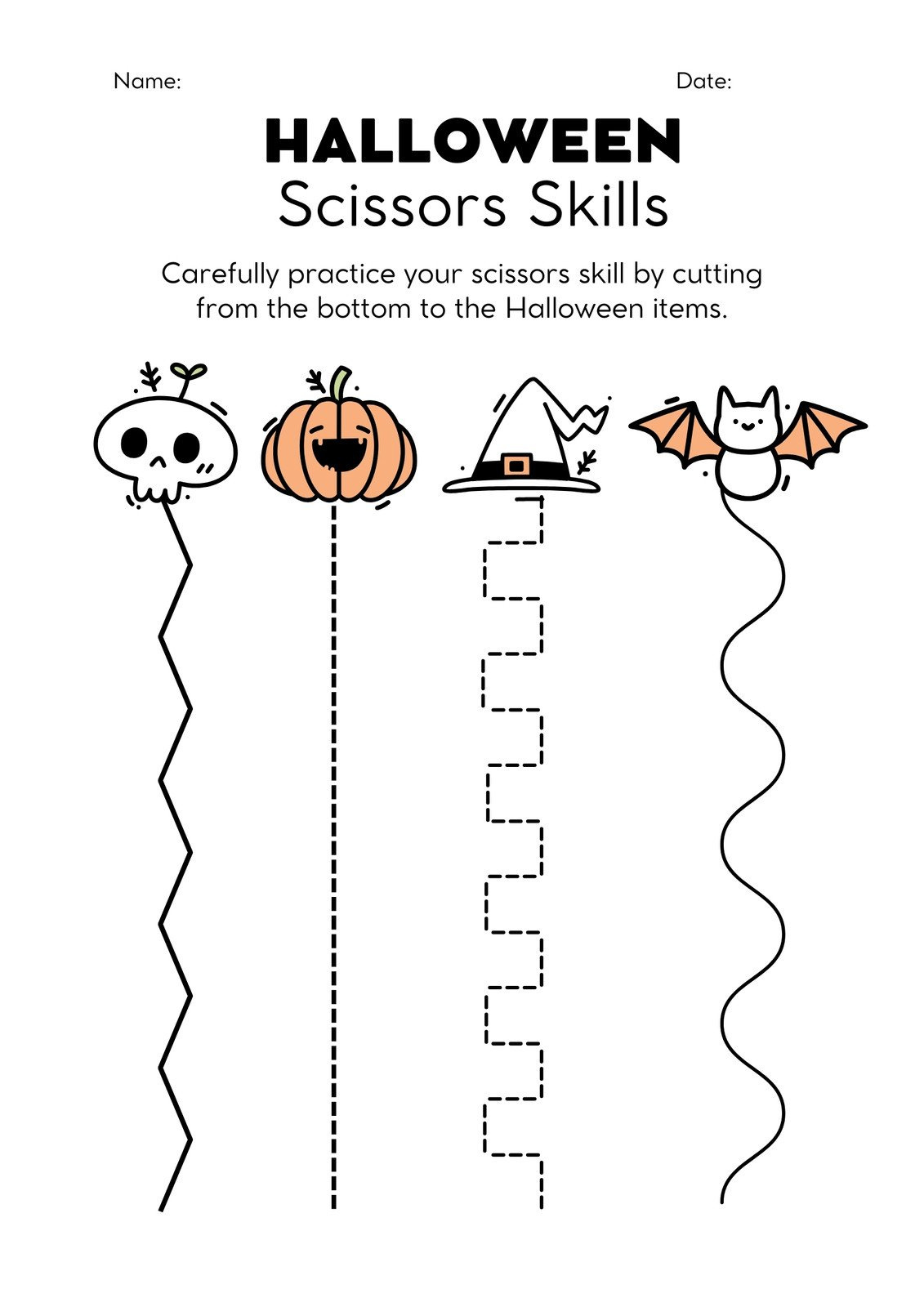 Free Printable Halloween Worksheet Templates To Edit | Canva within Free Halloween Printable Worksheets