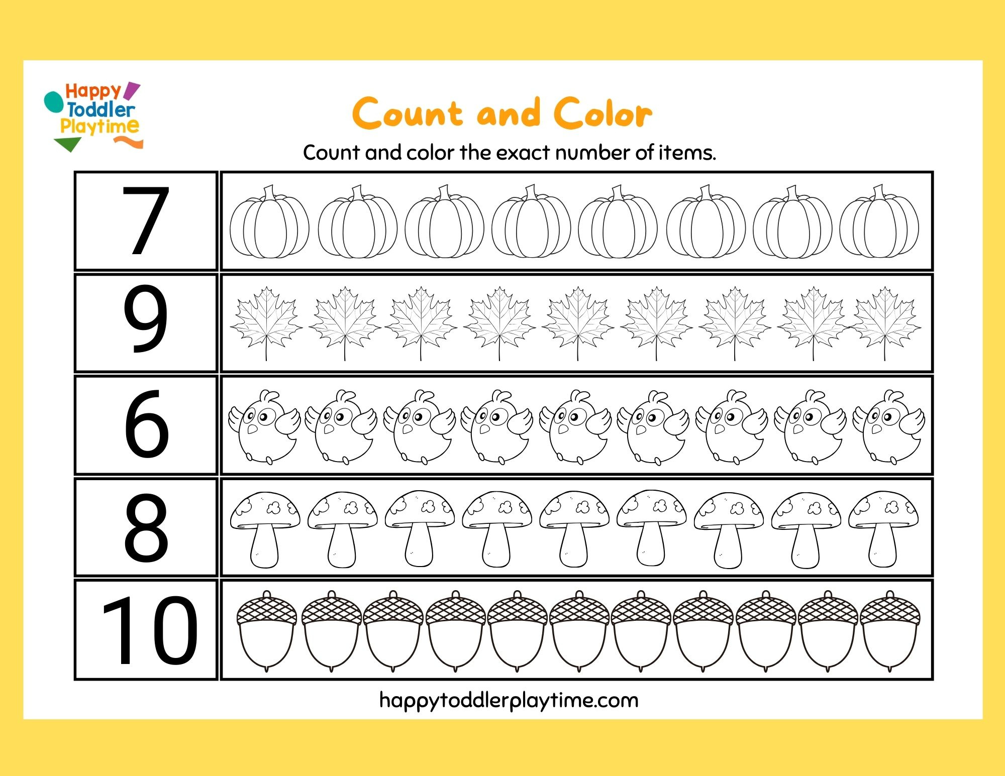 Free Printable Kindergarten Counting Worksheets - Happy Toddler with regard to Free Printable Number Recognition Worksheets