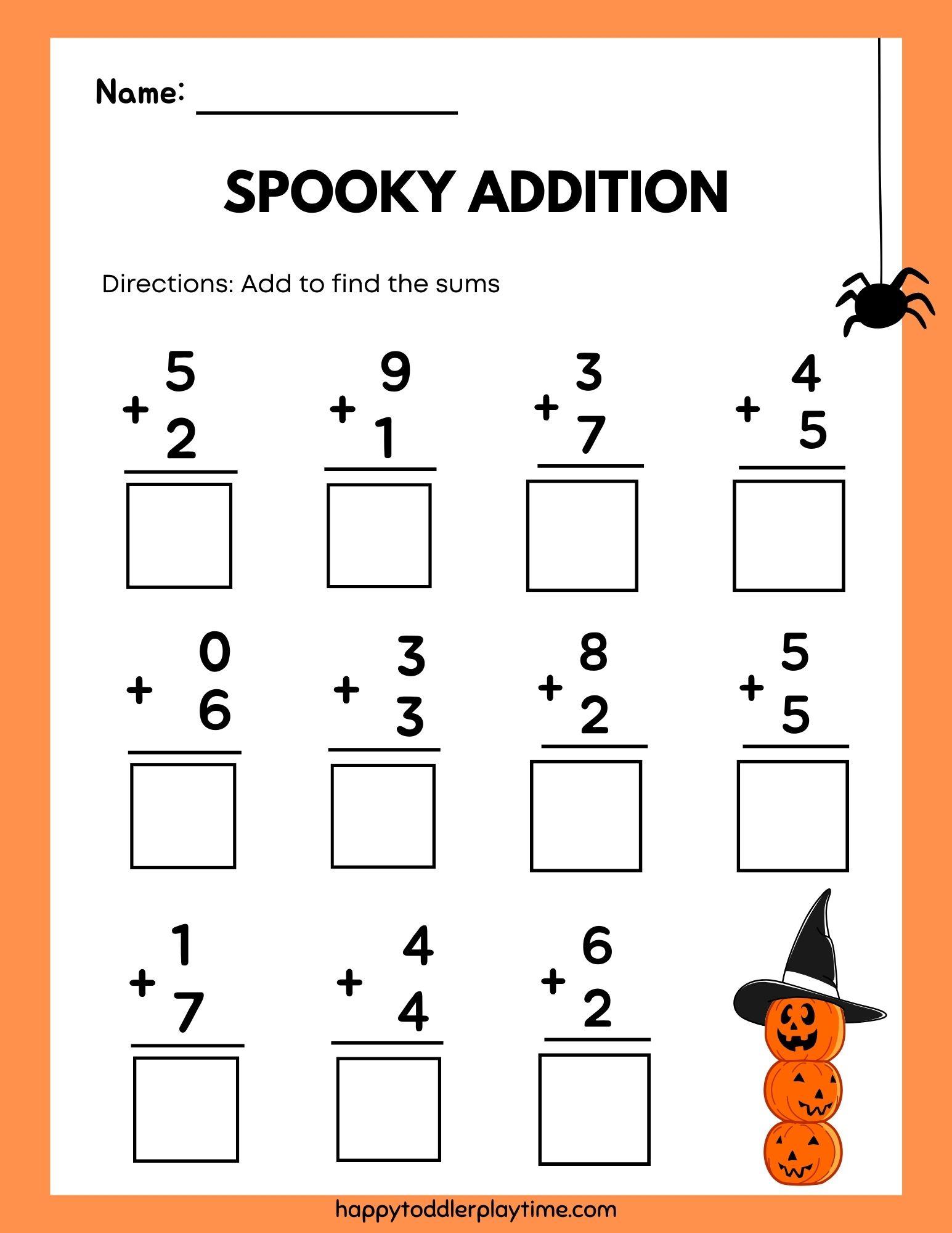 Free Printable Kindergarten Counting Worksheets - Happy Toddler with Worksheets For Kindergarten Free Printable