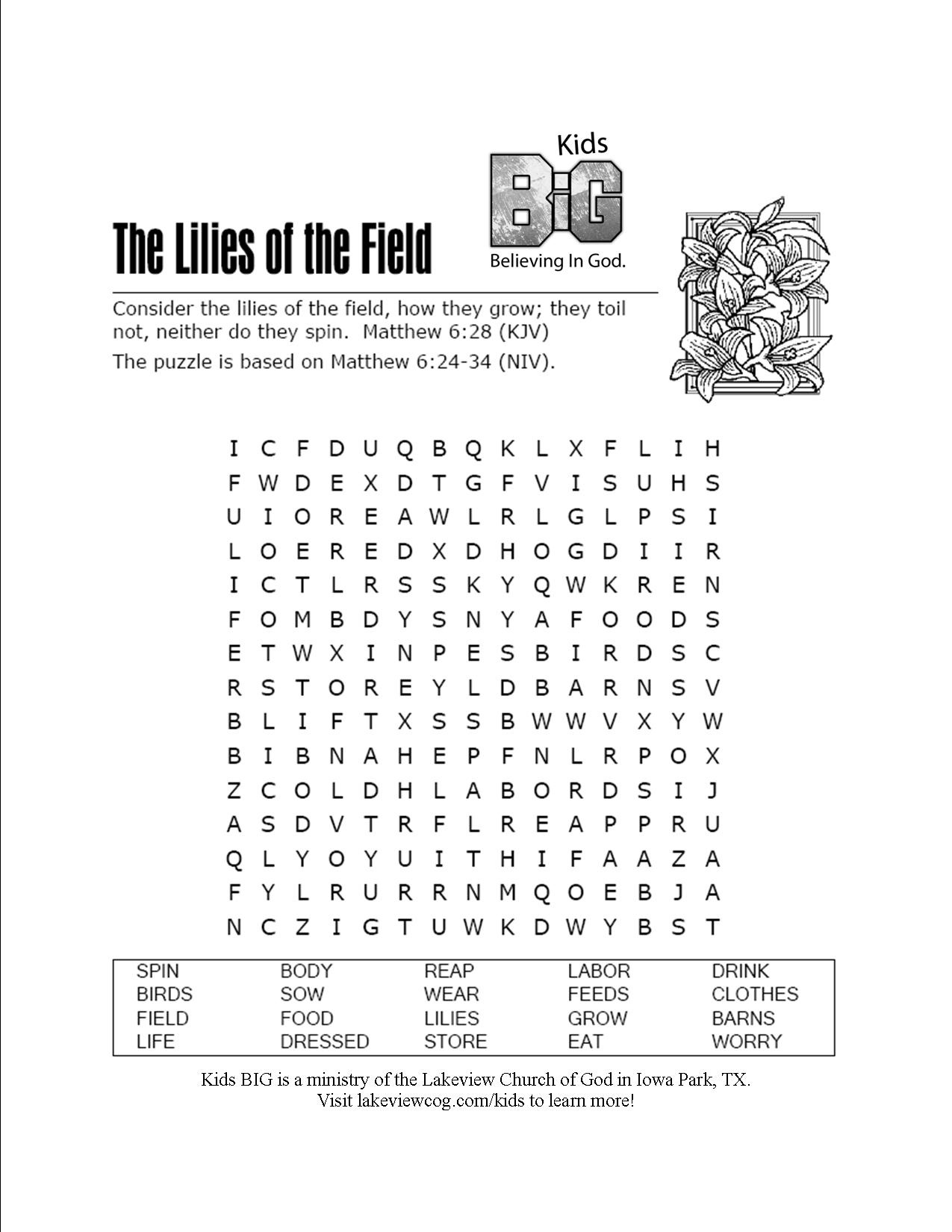 Free Printable Kjv Bible Study Lessons - Worksheets Library pertaining to Free Printable Kjv Bible Worksheets