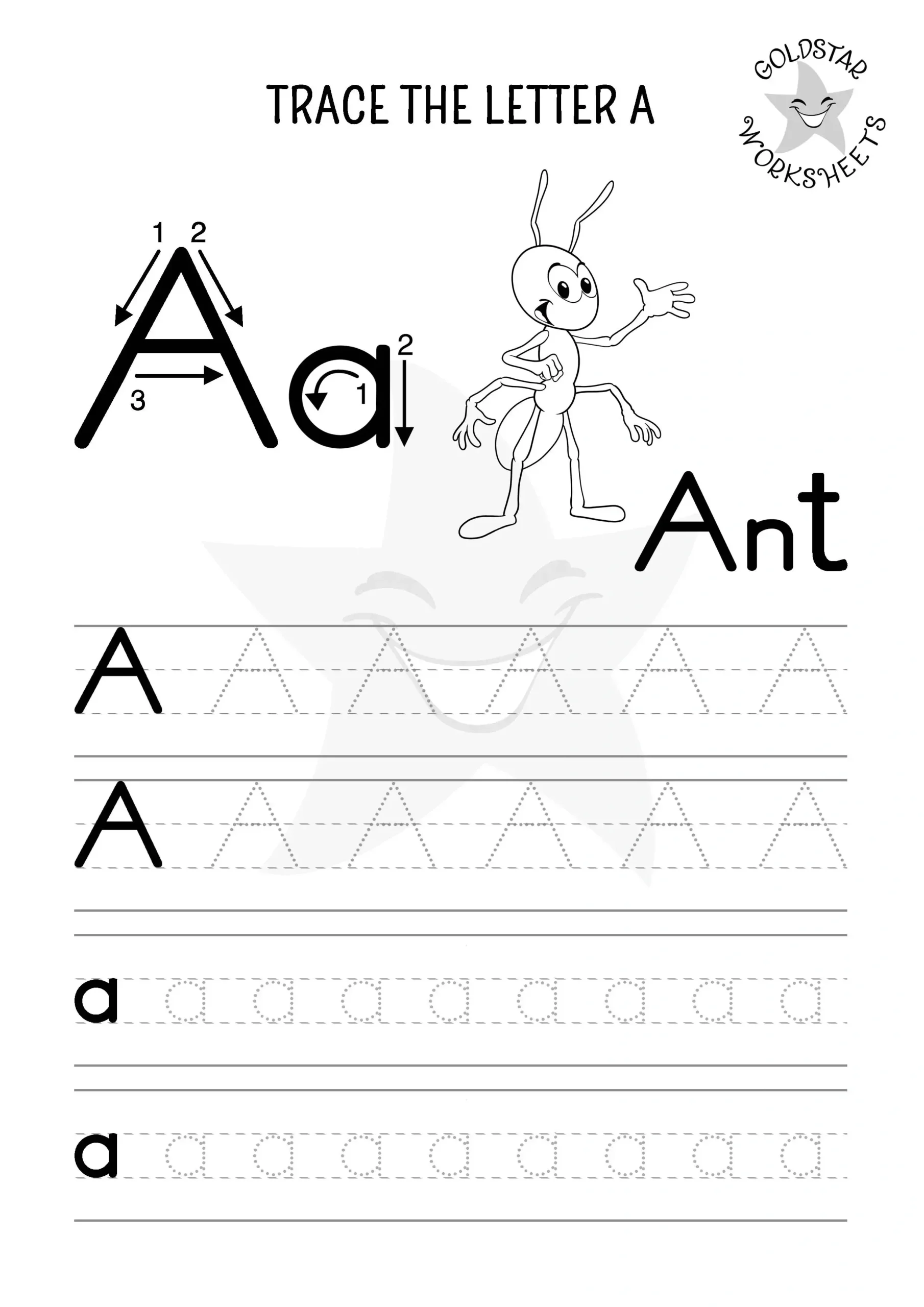 Free Printable Letter A Tracing Sheets For Kids - Master The Alphabet! with regard to Free Printable Letter A Tracing Worksheets