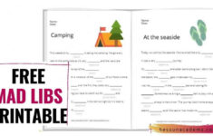 Free Printable Mad Libs For Kids | The Ultimate Collection with Free Printable Mad Libs Worksheets