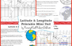 Free Printable Mini Unit Latitude And Longitude For Kids throughout Latitude and Longitude Worksheets Free Printable