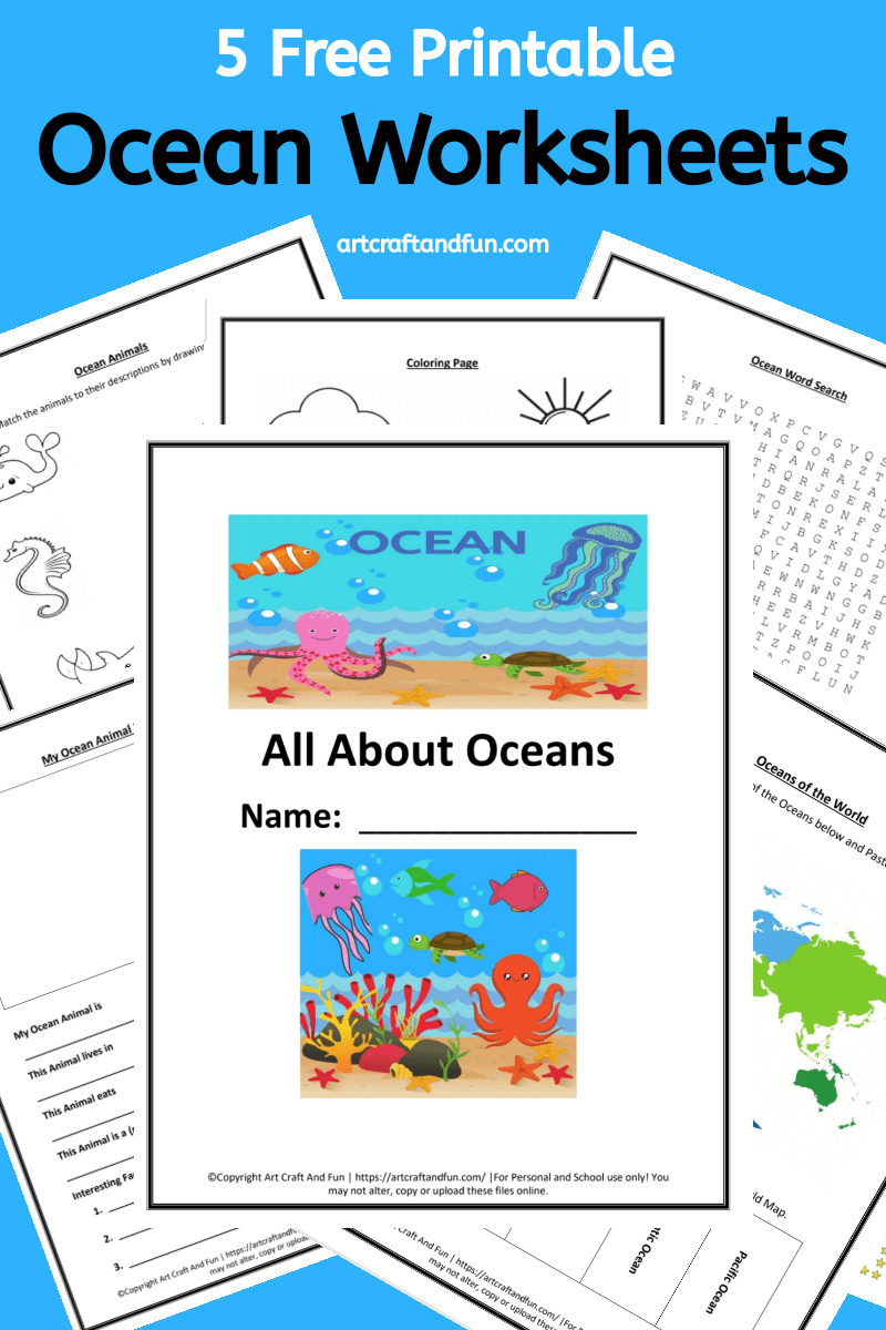 Free Printable Ocean Worksheets - with regard to Free Printable Ocean Worksheets