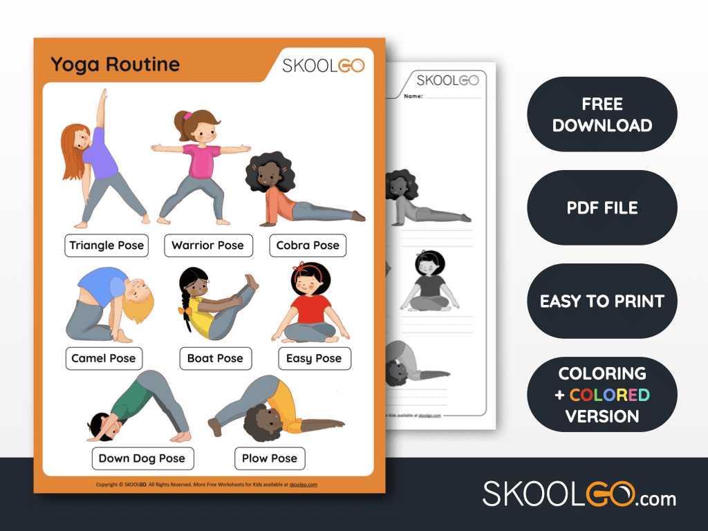 Free Printable Physical Activities For Kids | Pk-4 - Skoolgo regarding Free Printable Exercise Worksheets