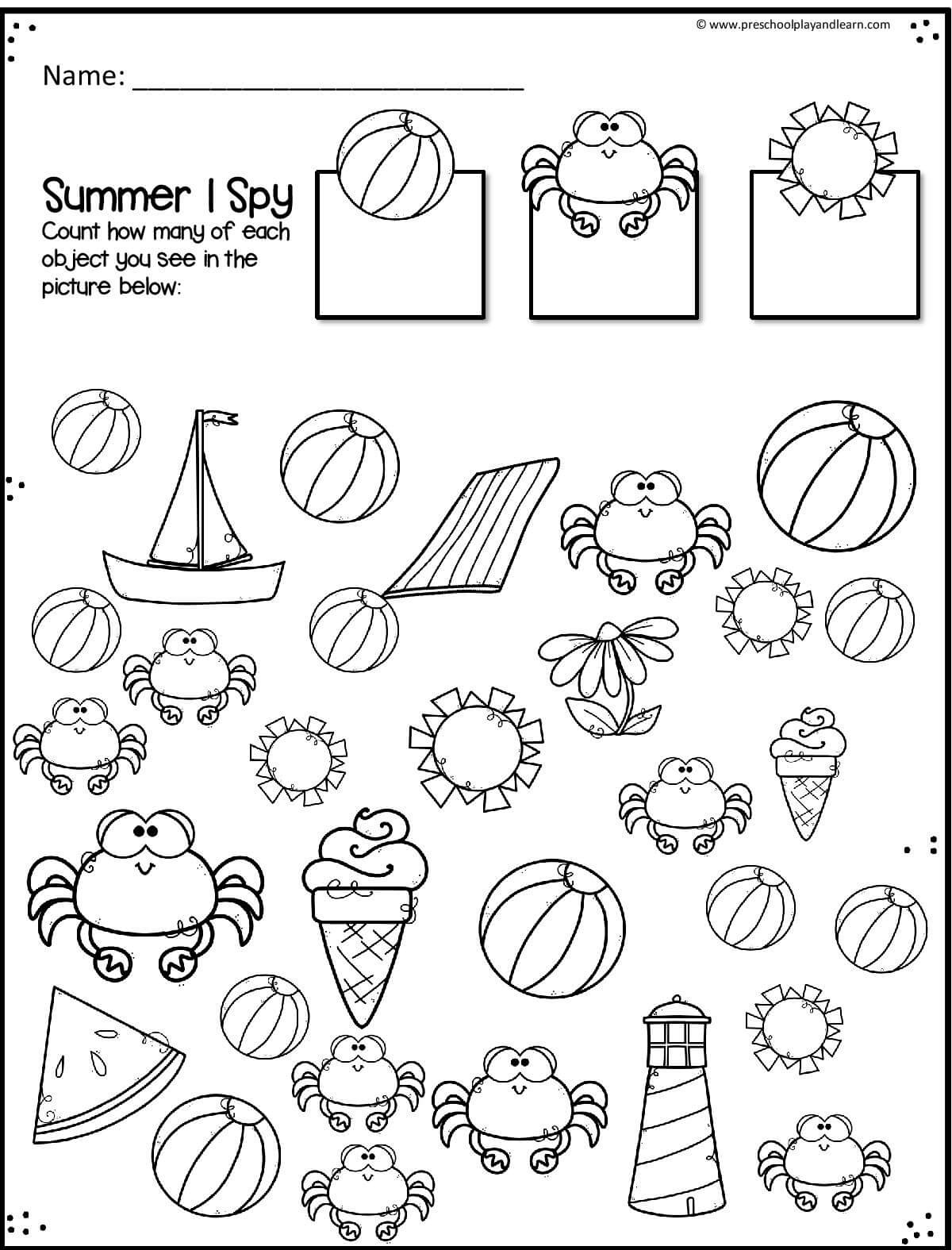 Free Printable Summer Activity Sheets - Printable Party Favors inside Free Printable Summer Worksheets