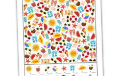 Free Printable Summer I Spy Worksheet (+ Answer Key!) - The Craft inside Free Printable I Spy Worksheets