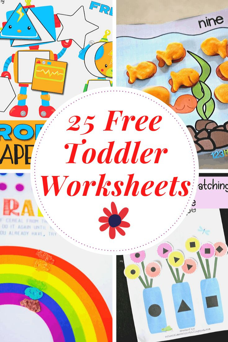 Free Printable Toddler Worksheets inside Free Printable Worksheets For 2 Year Olds