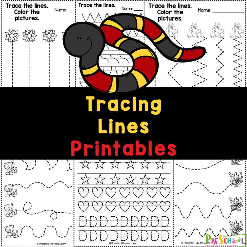 Free Printable Tracing Lines Worksheets For Preschool And 3 Year Olds regarding Free Printable Tracing Lines Worksheets