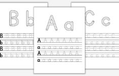 Free Printable Uppercase &amp; Lowercase Letters Worksheets - The intended for Free Printable Letter Formation Worksheets