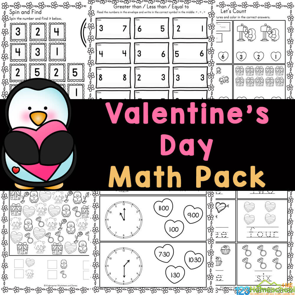 Free Printable Valentines Day Math Worksheets - Worksheets Library throughout Free Printable Valentine&amp;#039;S Day Math Worksheets