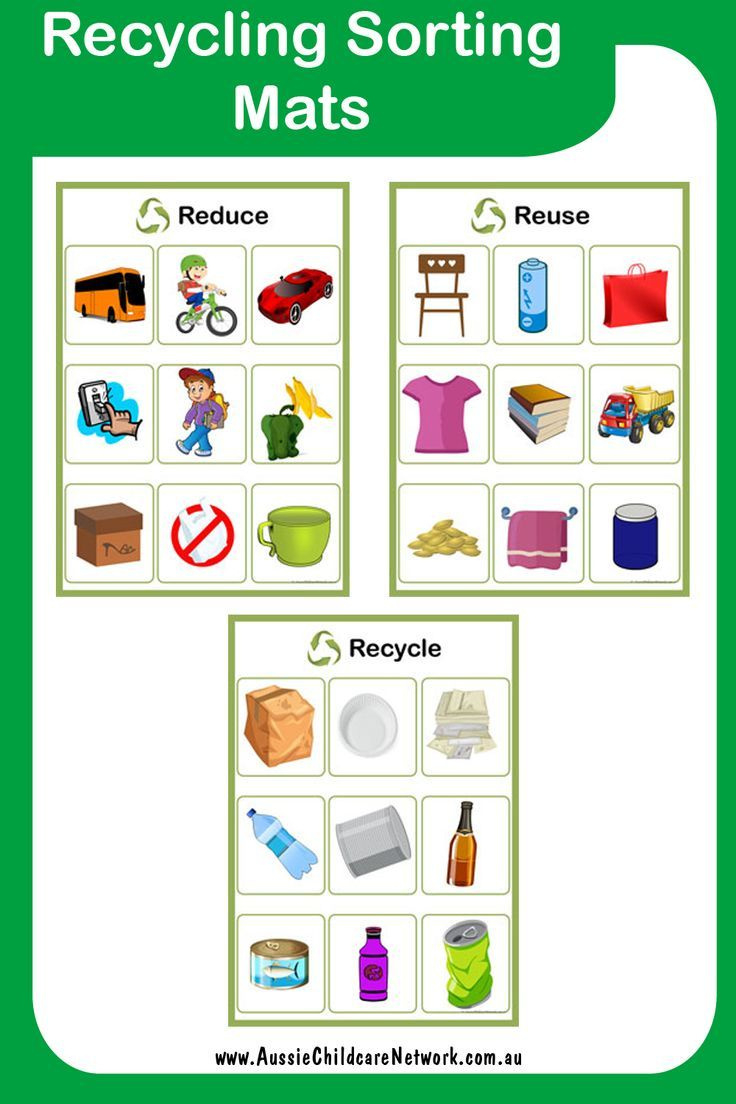 Free Recycling Sorting Mats regarding Free Printable Recycling Worksheets For Kindergarten