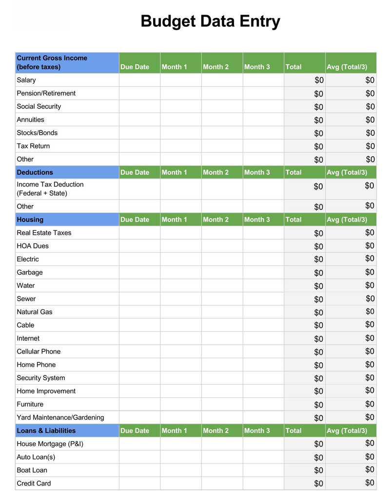 Free Retirement Budget Worksheets | (Guide+Examples) throughout Free Printable Retirement Budget Worksheets
