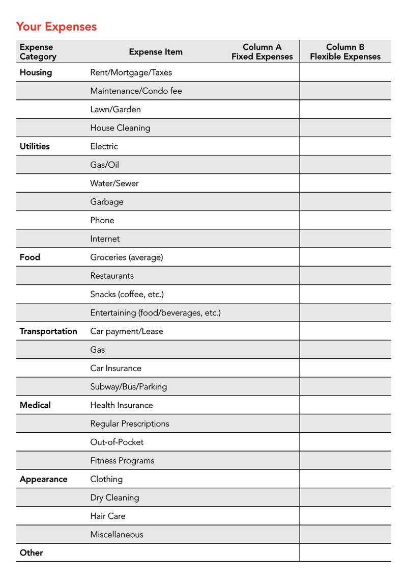 Free Retirement Budget Worksheets | (Guide+Examples) with regard to Free Printable Retirement Budget Worksheets
