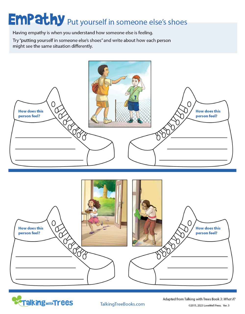 Free Social Emotional Learning Worksheets- Elementary regarding Free Printable Sel Worksheets