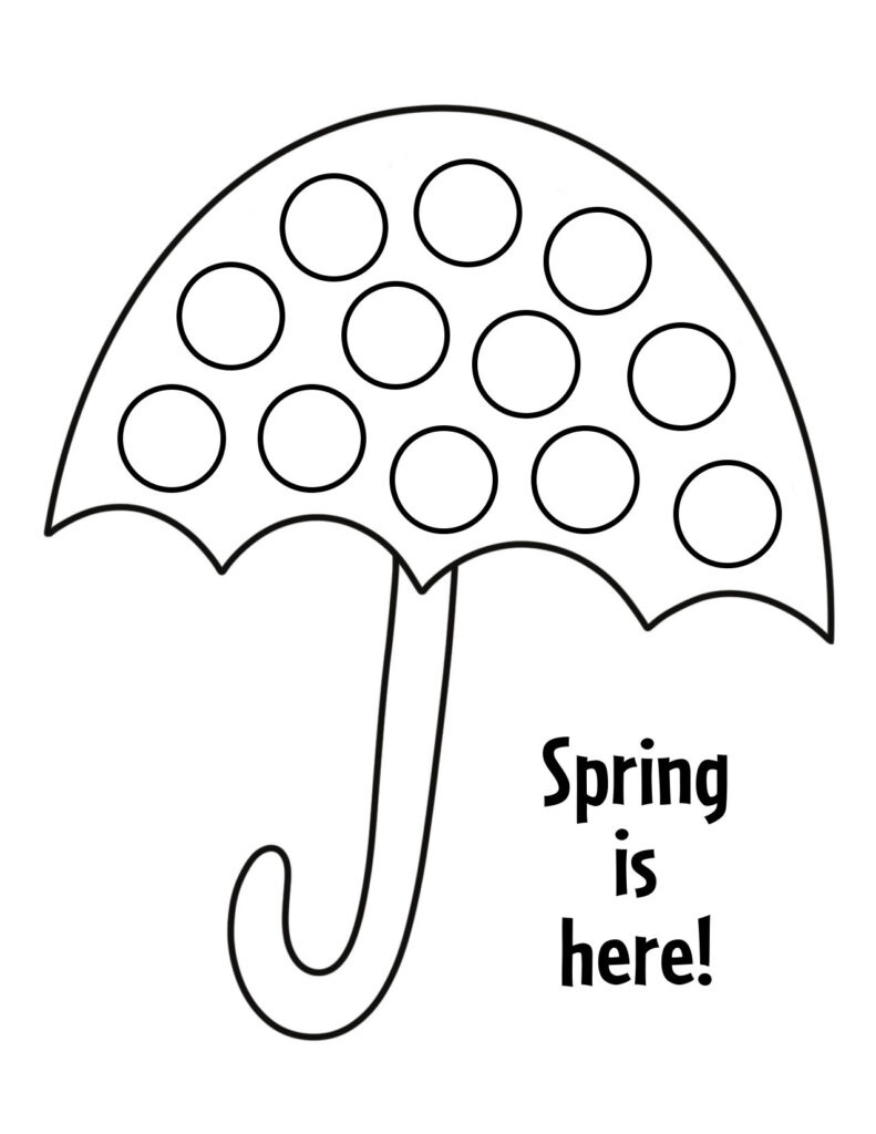 Free Spring Worksheets For Preschool! ⋆ The Hollydog Blog with Free Printable Spring Preschool Worksheets