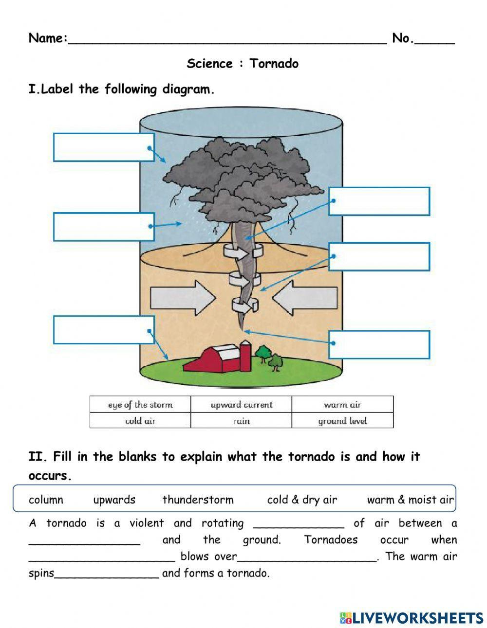 Free Tornadoes Worksheet, Download Free Tornadoes Worksheet Png inside Free Printable Tornado Worksheets