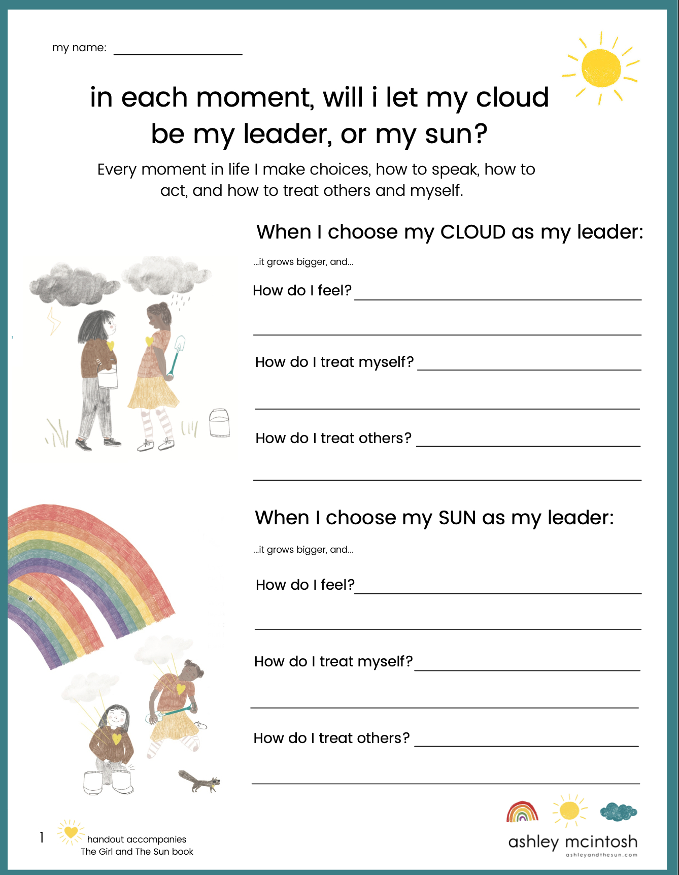 Free Worksheets On Kindness &amp;amp; Self-Regulation For Parents with regard to Free Printable Emotional Regulation Worksheets