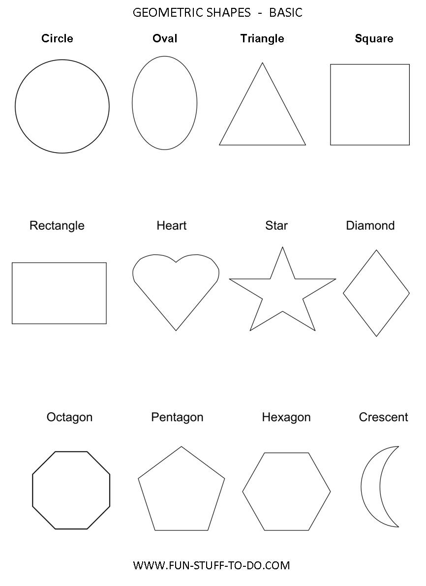 Geometric Shapes Worksheets | Free To Print regarding Geometry Printable Worksheets Free