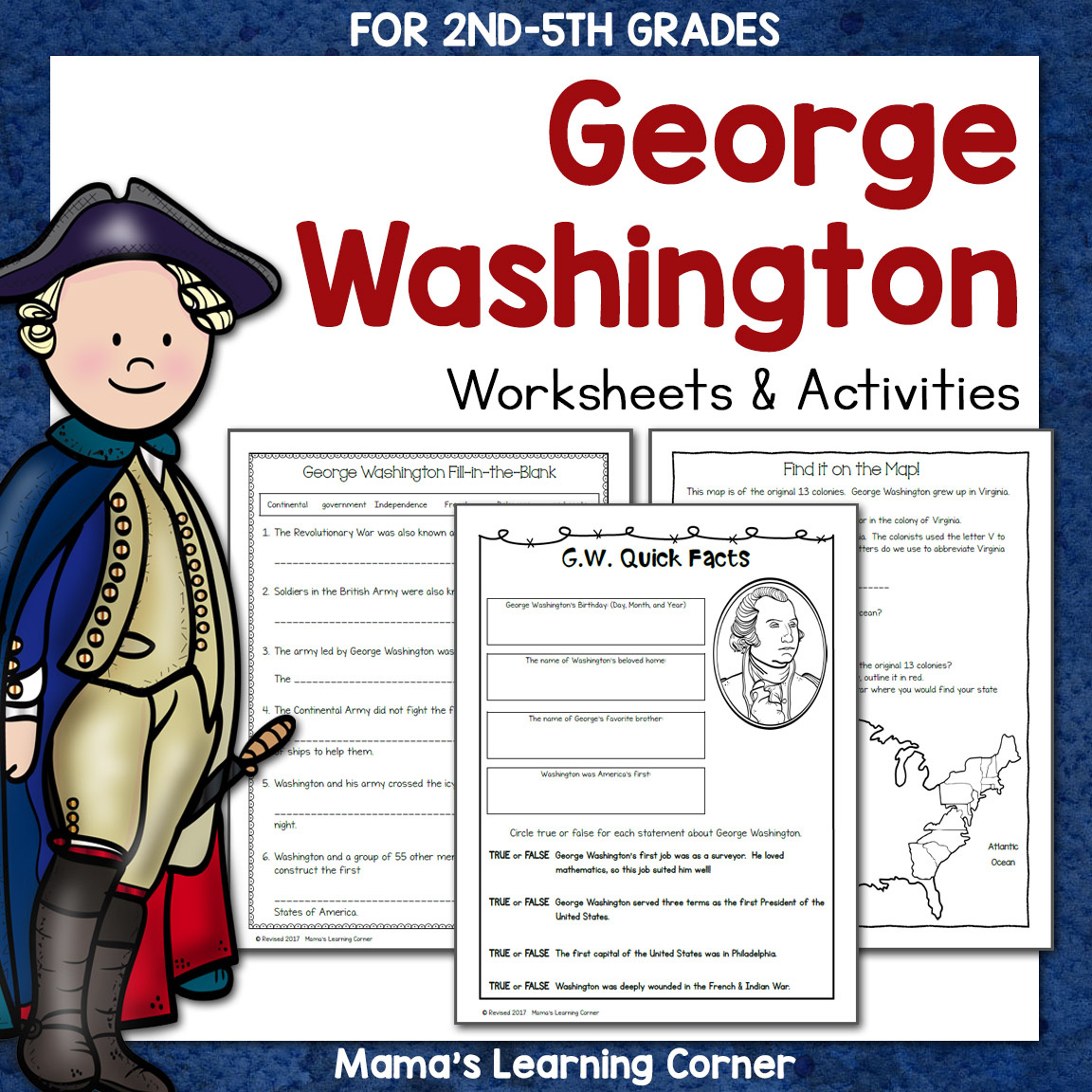 George Washington Worksheets - Mamas Learning Corner inside Free Printable George Washington Worksheets