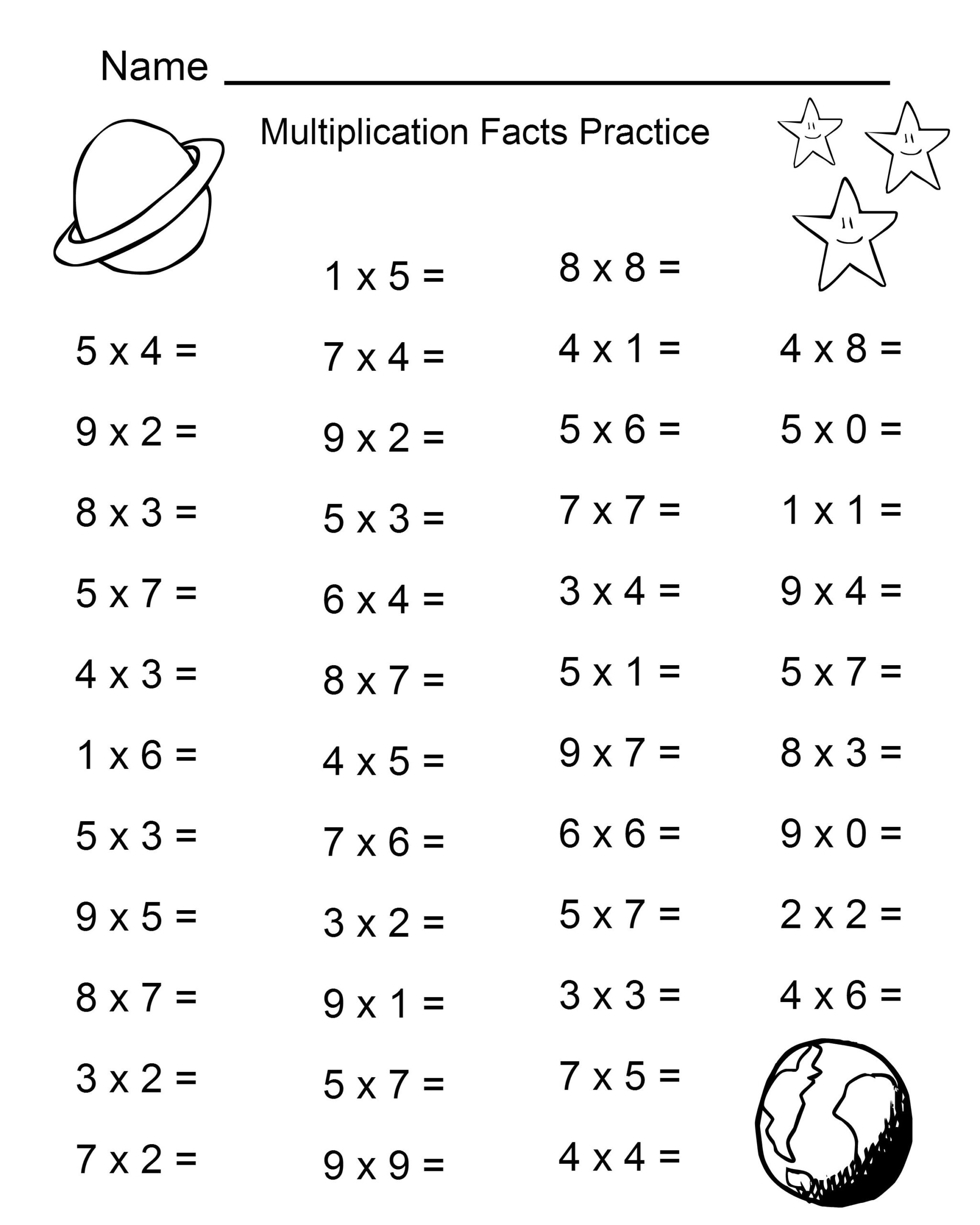 Grade 4 Four Operations Worksheets | Free Printables - Worksheets within 4Th Grade Multiplication Worksheets Free Printable