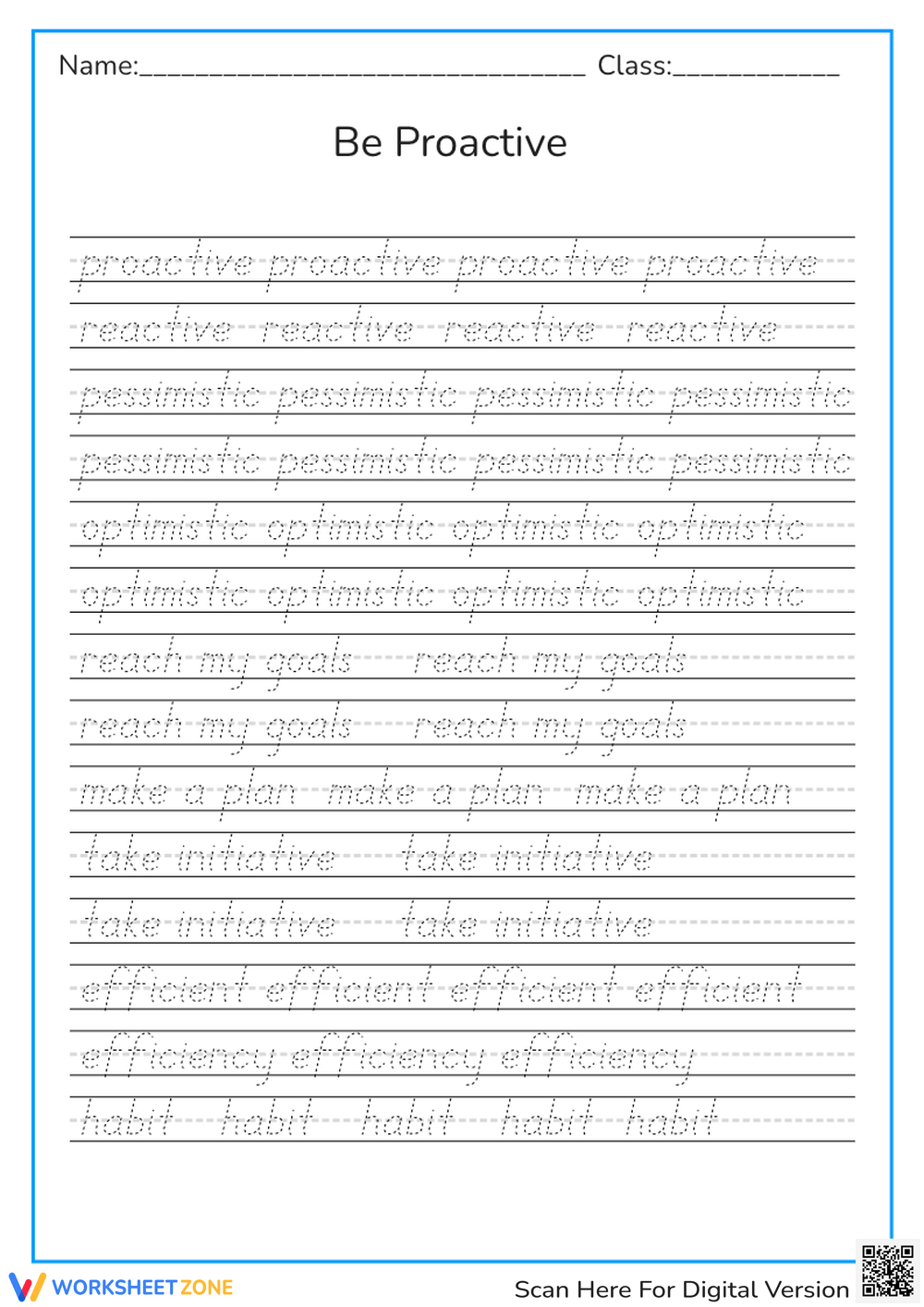 Grade 4 Handwriting Worksheets &amp;amp; Printable regarding 4th Grade Writing Worksheets Printable Free