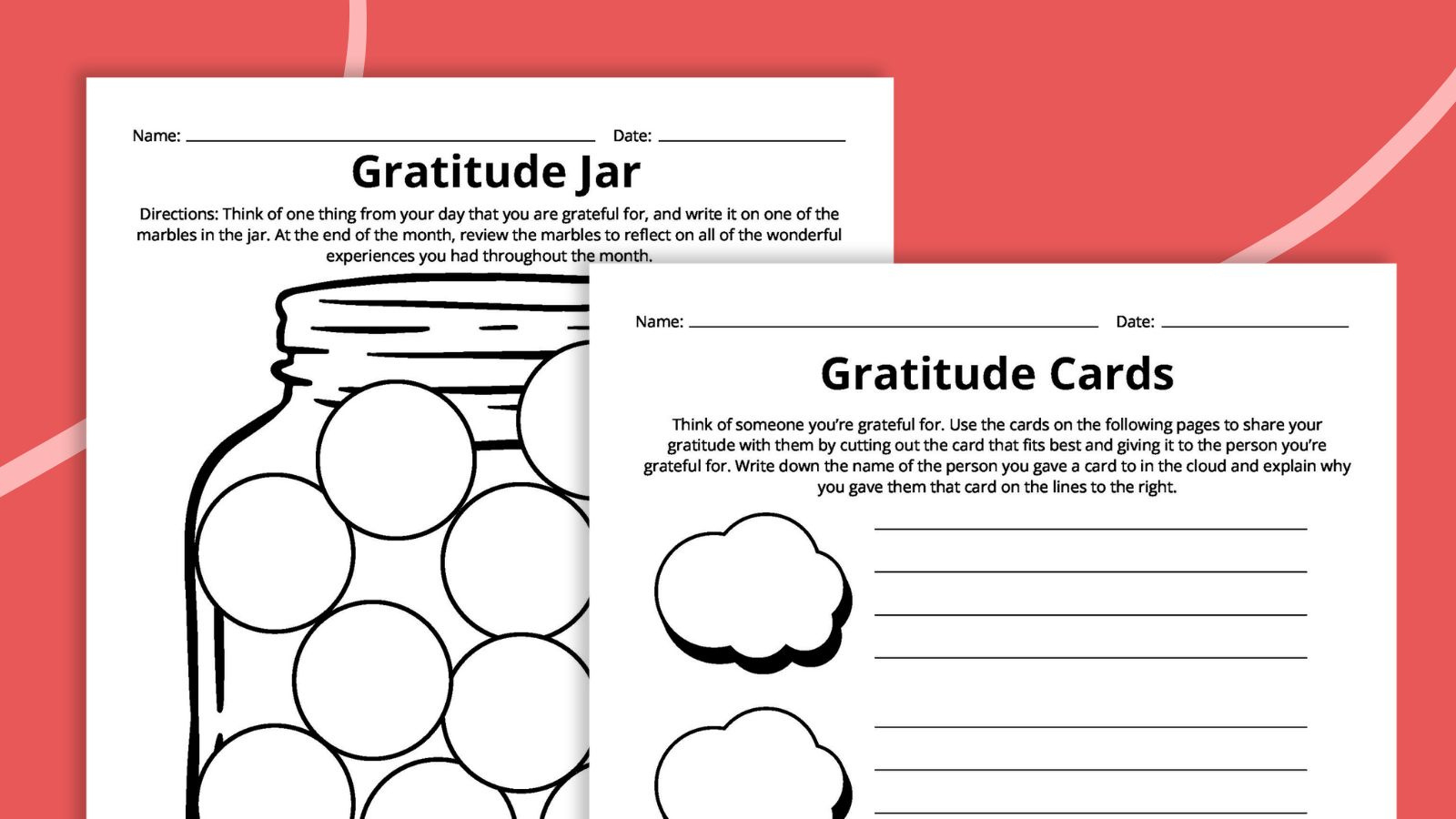 Gratitude Worksheets (Free Printables) with regard to Free Printable Gratitude Activities Worksheets