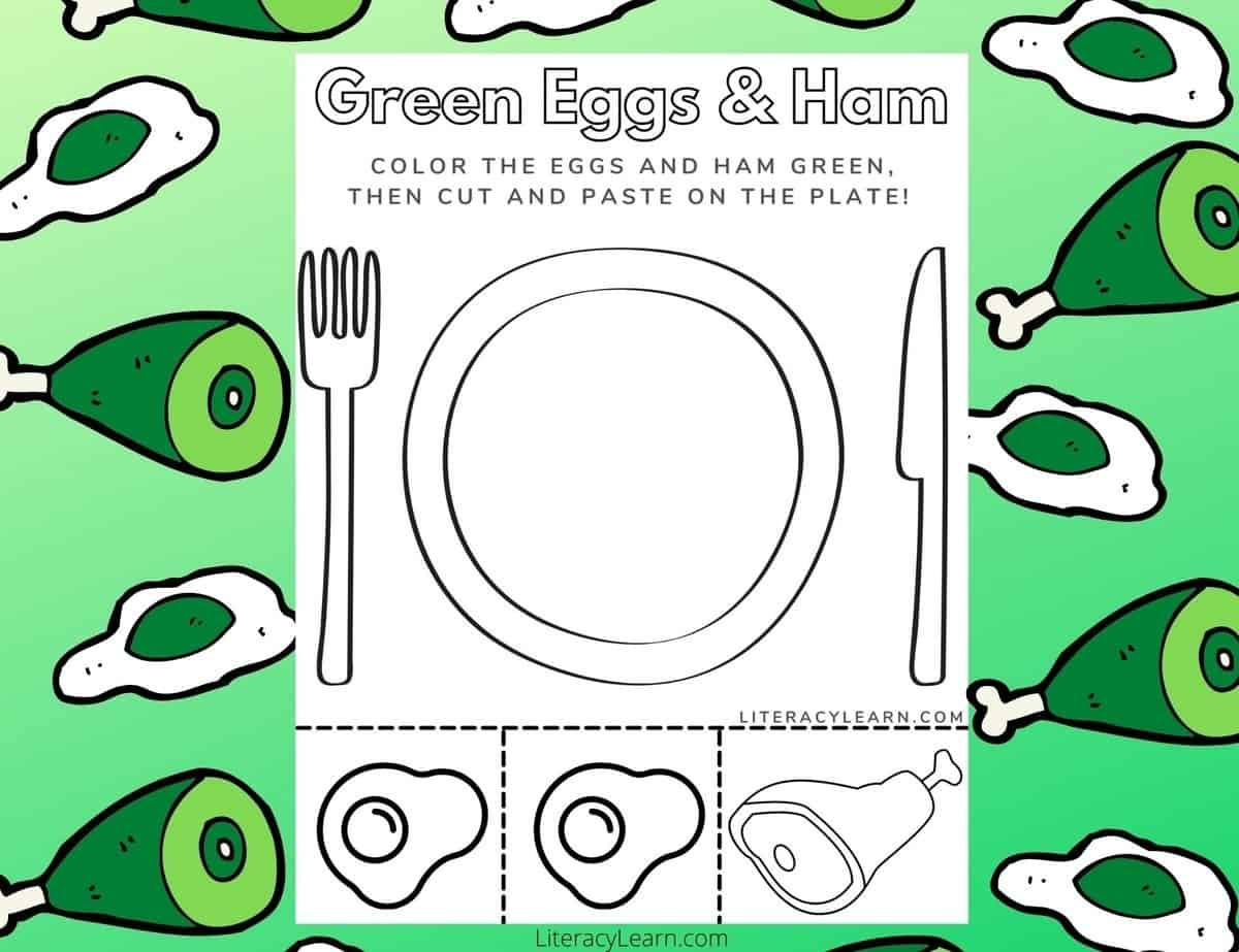 Green Eggs &amp;amp; Ham Printable Worksheet - Literacy Learn intended for Free Printable Green Eggs And Ham Worksheets