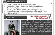 Harriet Tubman Facts, Worksheets, Life, Slavery &amp; Women'S Suffrage in Free Printable Harriet Tubman Worksheets