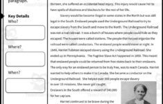 Harriet Tubman Reading Packet with Free Printable Harriet Tubman Worksheets