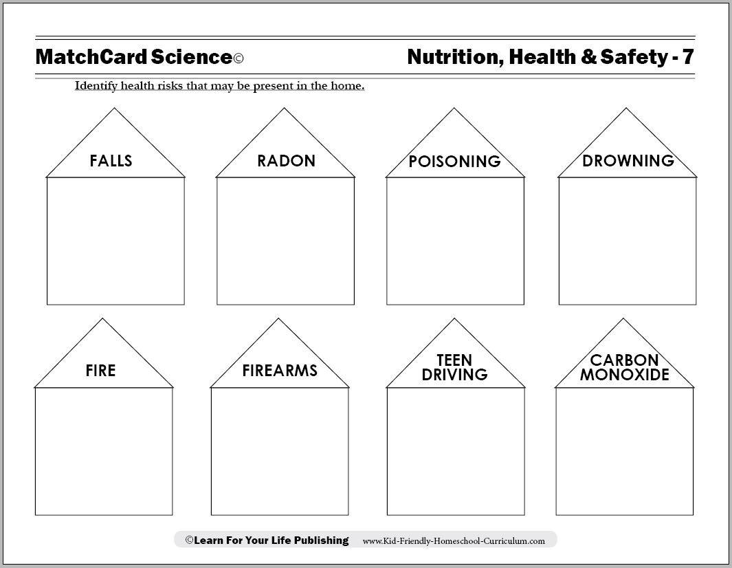 Home Safety Worksheet regarding Free Printable Safety Worksheets