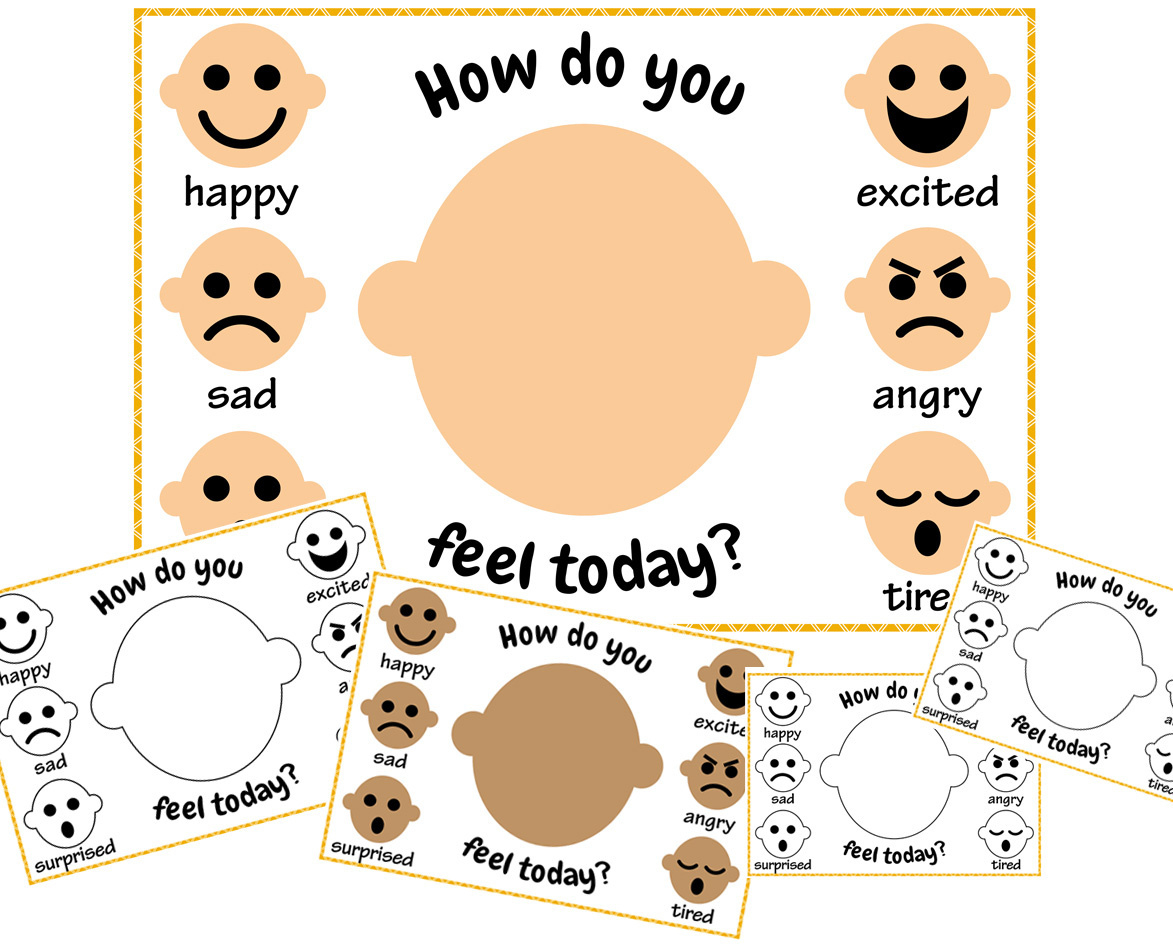How Do You Feel Today,&amp;quot; Emotion Expression Worksheets. Teachersmag pertaining to Free Printable Emotion Worksheets