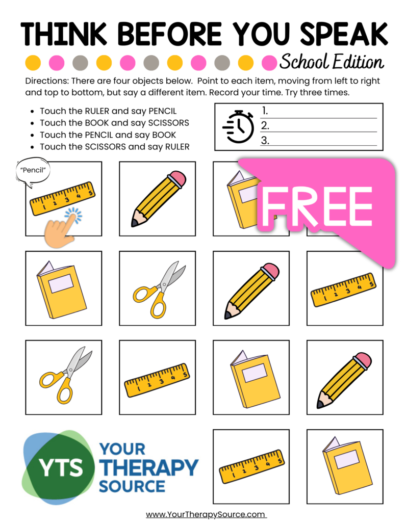 Impulse Control Worksheets - Free - Your Therapy Source throughout Free Printable Impulse Control Worksheets Printable