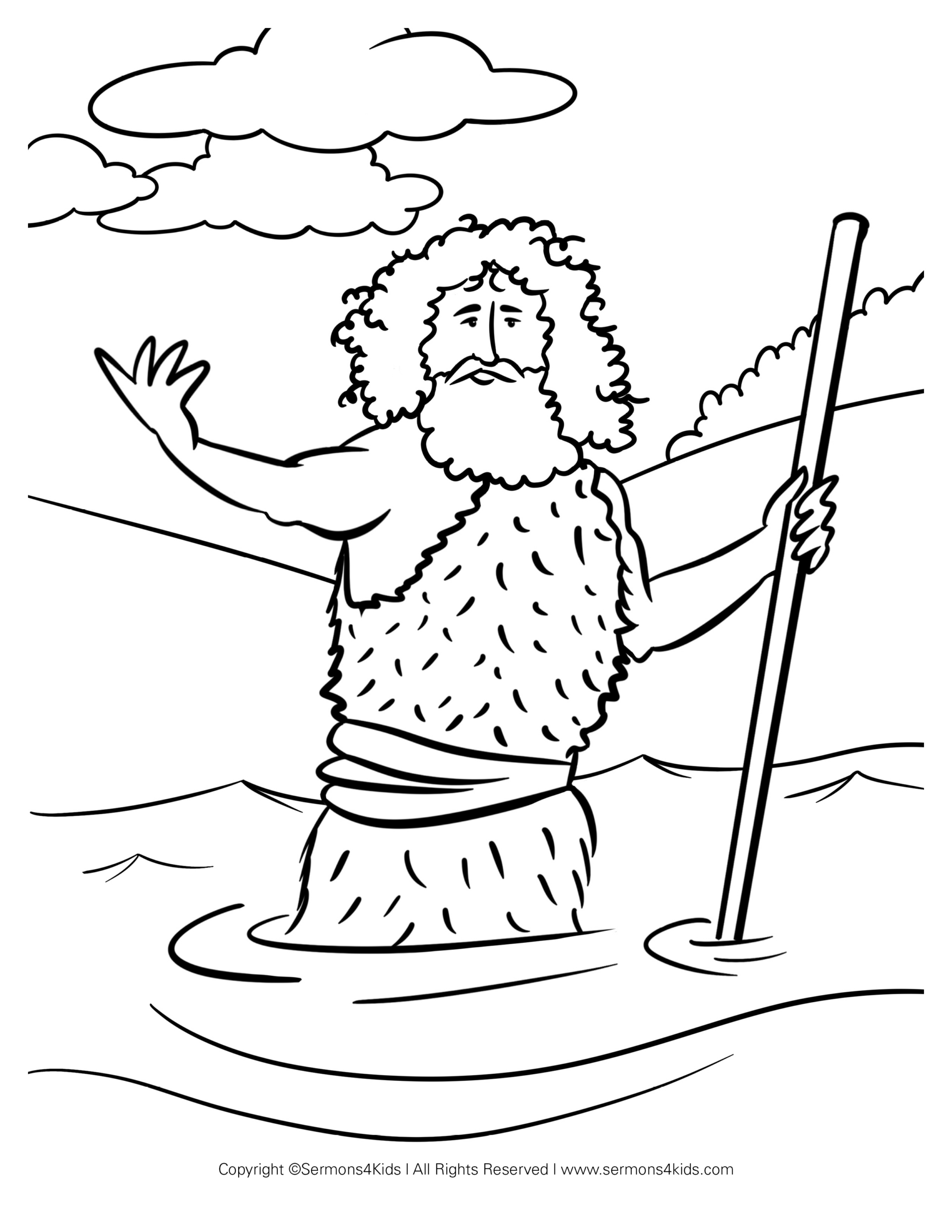 John The Baptist | Children&amp;#039;S Sermons From Sermons4Kids in Free Printable John the Baptist Worksheets