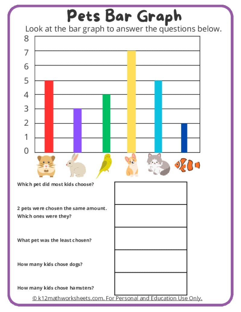 Kindergarten Graphing Worksheets regarding Free Printable Graphing Worksheets