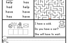 Kindergarten Sight Words - Superstar Worksheets with Free Printable Sight Words Worksheets For Kindergarten