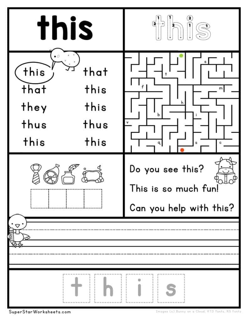 Kindergarten Worksheets - Superstar Worksheets for Kindergarten English Worksheets Free Printable