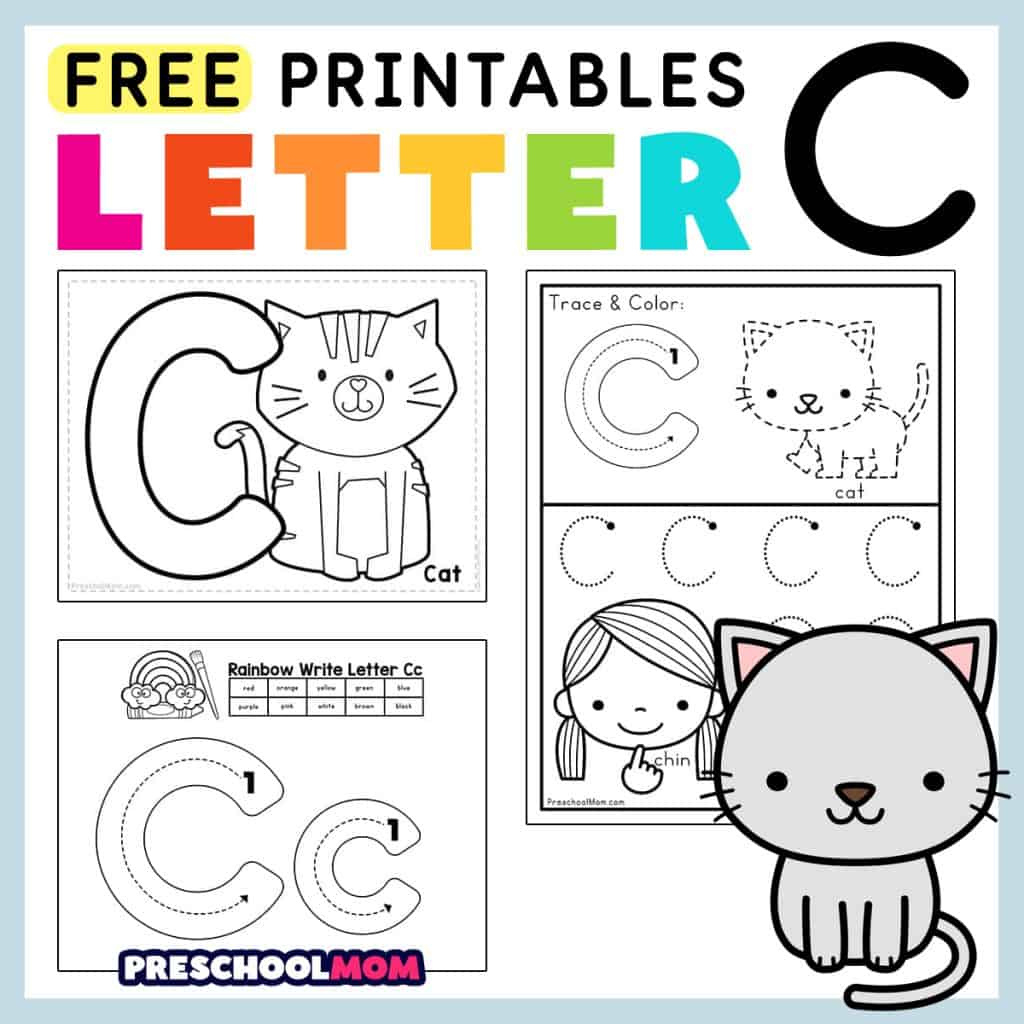 Letter C Preschool Printables - Preschool Mom within Free Printable Letter C Worksheets For Preschool