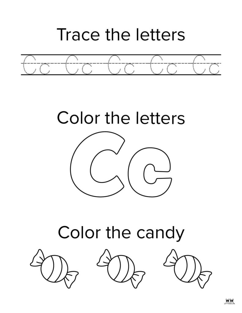 Letter C Worksheets - 50 Free Printables | Printabulls for Letter C Free Printable Worksheets