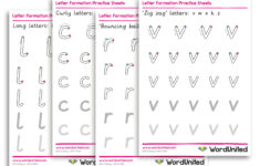 Letter Formation Worksheets | Wordunited intended for Free Printable Letter Formation Worksheets