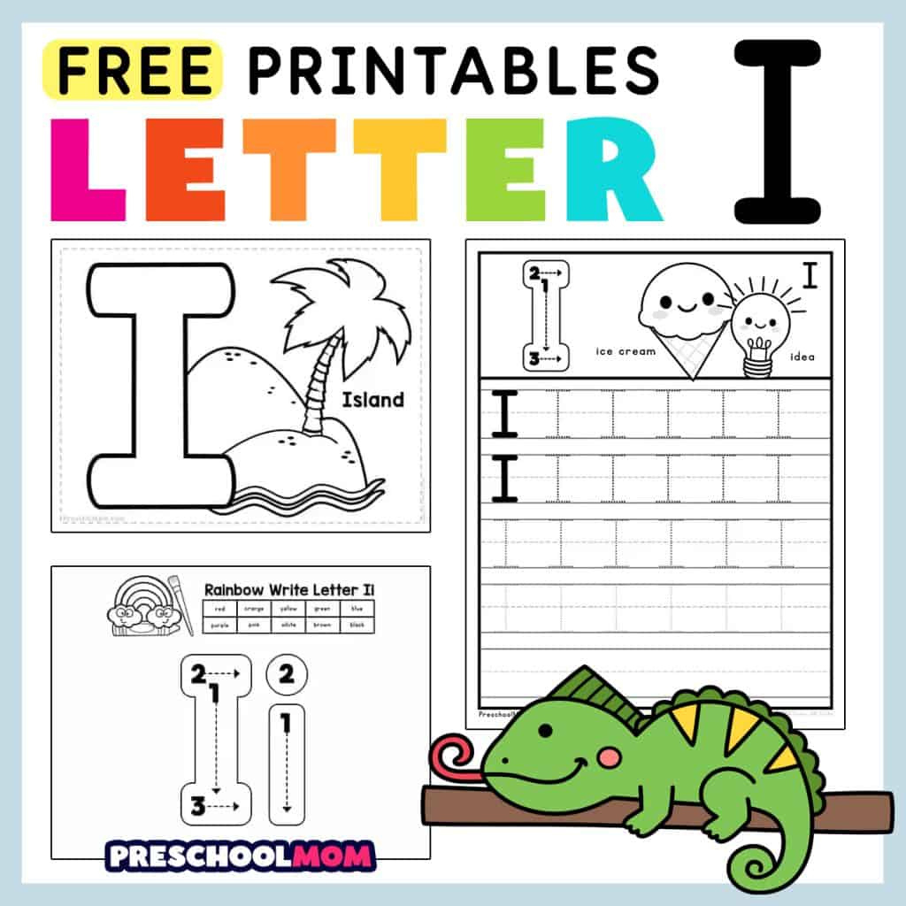Letter I Preschool Printables - Preschool Mom regarding Free Printable Letter I Worksheets For Preschoolers